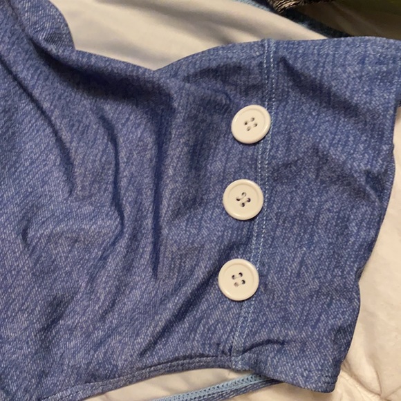 High Waisted Two Piece Swim Suit - Picture 6 of 7